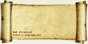 Jelisaveta Tomić vizit kartica